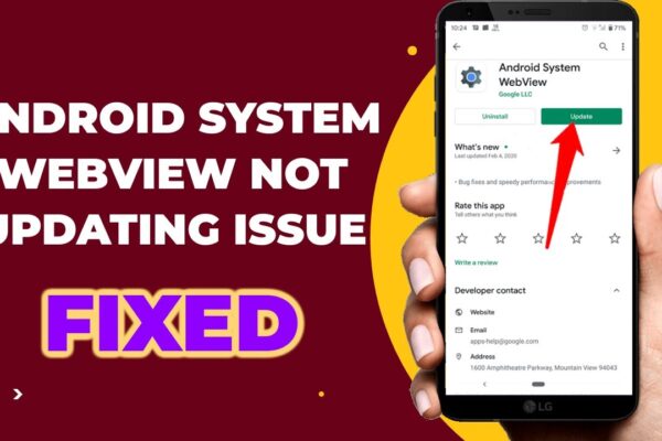 Android System WebView not Updating
