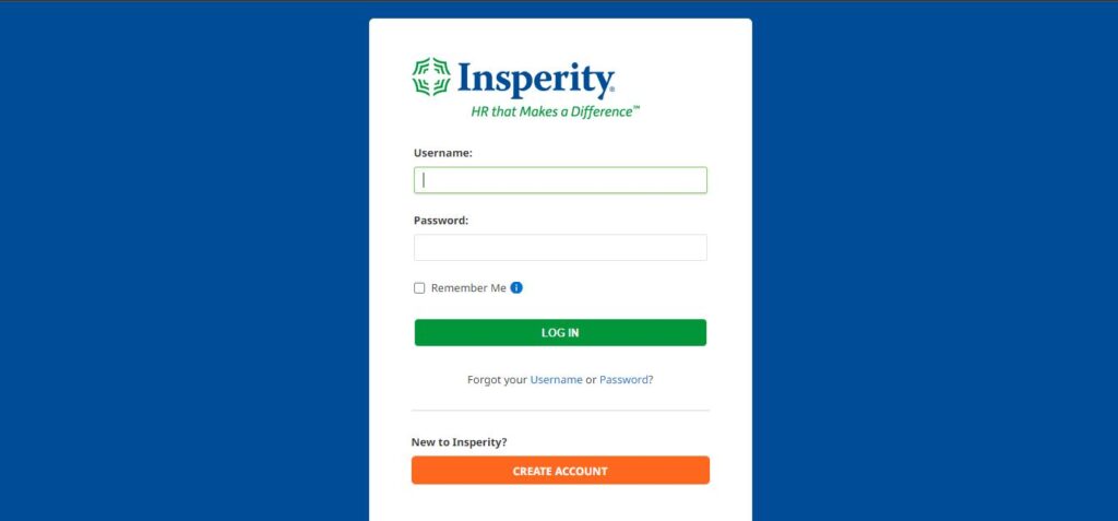 Insperity portal login